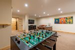 Den with Foosball Table